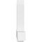 Ekena Millwork Eugene Architectural Grade PVC Gable Bracket, 48"W x 32"H x 6"D x 6"F, 16/12 Pitch GBP048X32X0606EUG00 - alternate 5